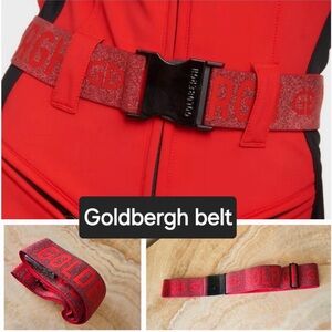 Goldbergh - RED Glitter Belt